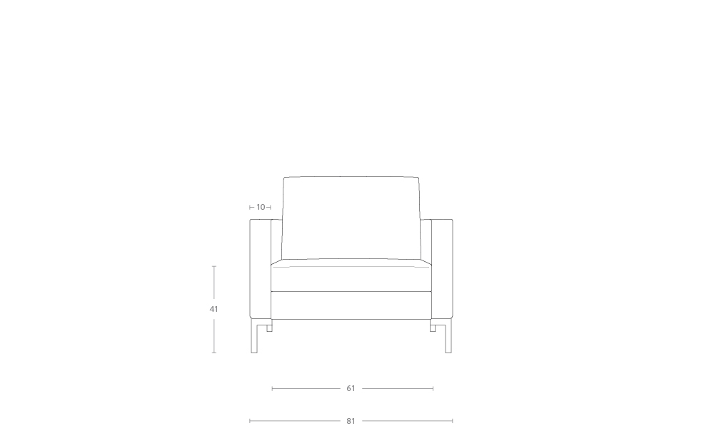 Dimensoes do produto poltrona d
